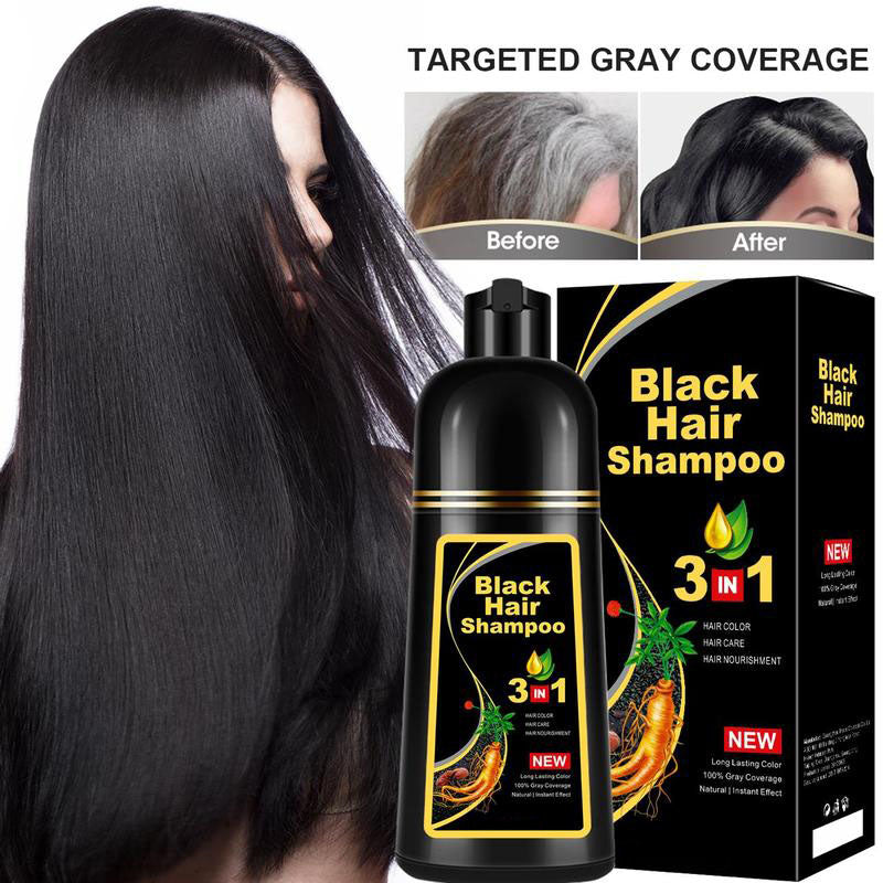 Instant Grey Coverage: Natural Dye + Shampoo + Conditioner with premium natural ingredients