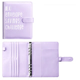 100 Envelopes Money Saving Challenge Money Saver For Cash Cost Expense Organizer Notebook Account Books And Binder Pockets For