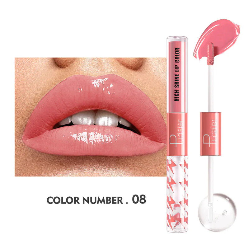 16 Color Double Ended Highlighting Lip Gloss - High-shine, long-lasting lip gloss