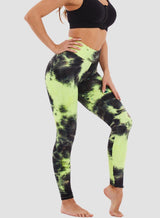 Tie-dyed Leggings Compression Yoga Pants for Women