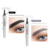 🔥Buy 1 Get 1 Free🔥-3D Waterproof Microblading Eyebrow Pen 4 Fork Tip Tattoo Pencil