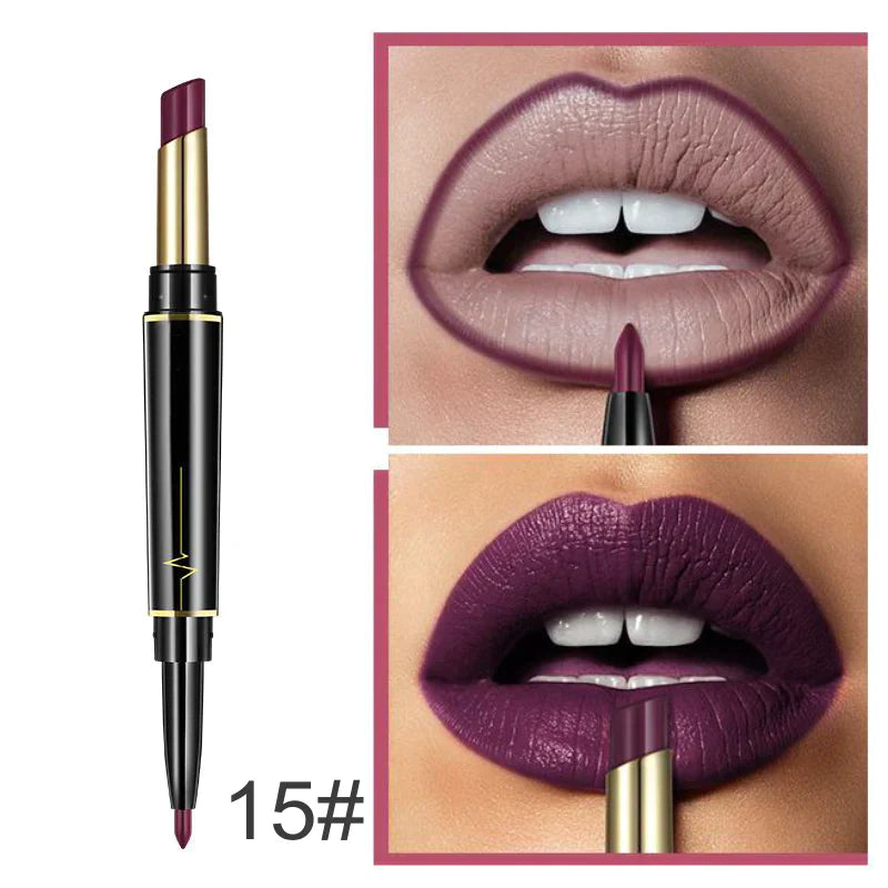 16 Color Lipstick Lip liner Combo