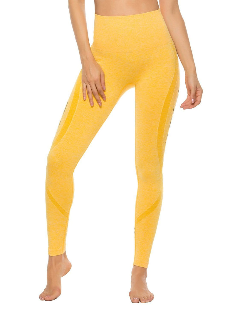 Soft Seamless Elastic Hollow Women Yoga Pants