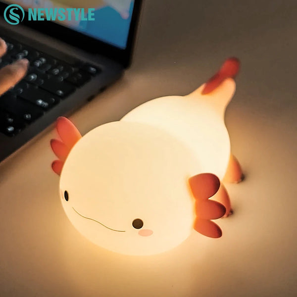 💖Adorable Axolotl Night Light