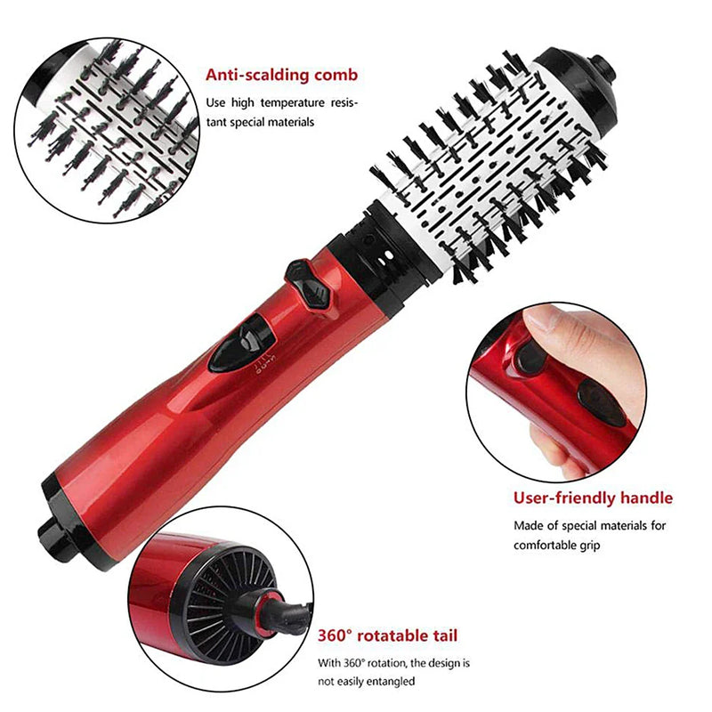 3-in-1 Hot Air Styler and Rotating Hair Dryer