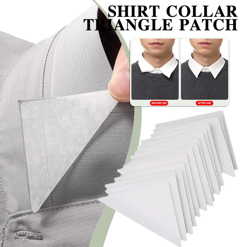 Shirt Collar Triangle Patch