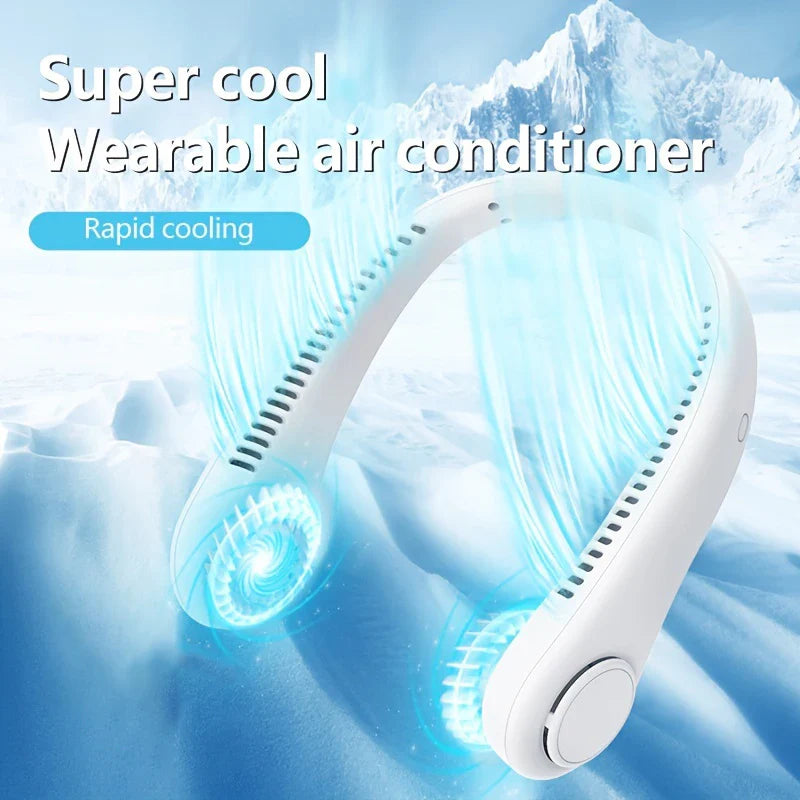 Adjustable New Portable Neck Fan(360° Surrounding Air Movement)