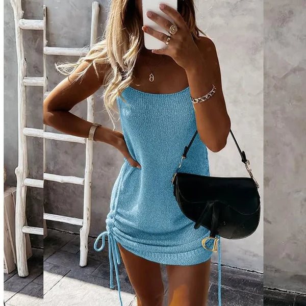 Sleeveless Sling Mini Short Spring Dress