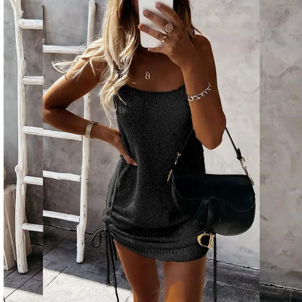 Sleeveless Sling Mini Short Spring Dress