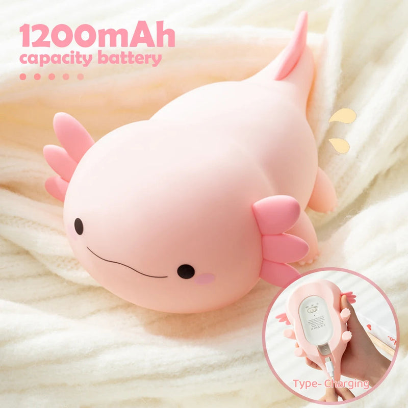 💖Adorable Axolotl Night Light