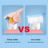 🔥Hot sale -Buy 2 get 1 free🦷Three-sided soft bristle toothbrush