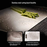 100% Pure Titanium Cutting Board