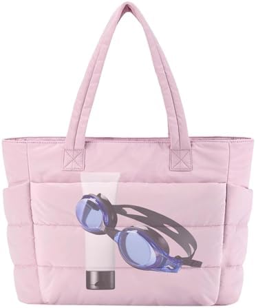 Lightweight Puffy Tote Bag