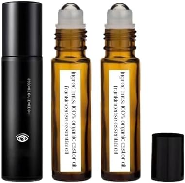 Time Eraser Oil, Time Eraser - Under Eye Rollerball, Time Eraser Rollerball Castor Oil And Frankincense, 360° Reduce Wrinkles (3 Pcs)