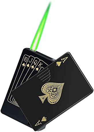 Green Flame Ace Lighter