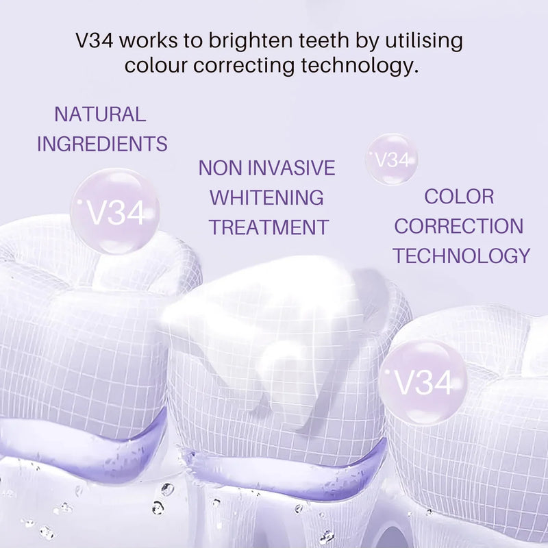 V34✨Bright Smile Saver Mousse Toothpast