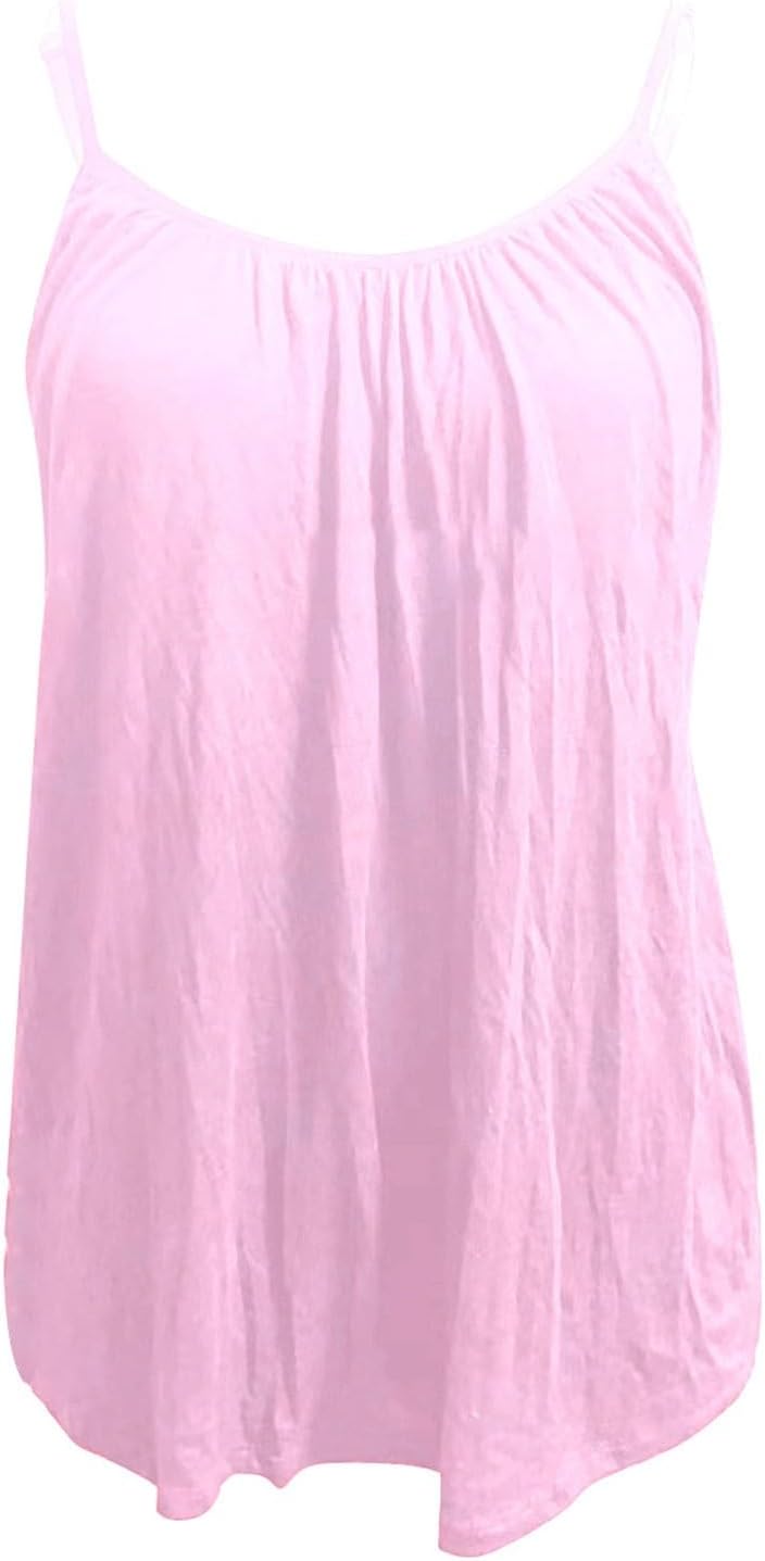 Loose-fitting Tank Top With Built-in Bra