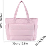 Lightweight Puffy Tote Bag