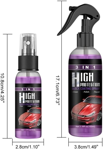 3 In 1 Car Ceramic Coating Spray | BUY 2 GET FREE SHIPPING