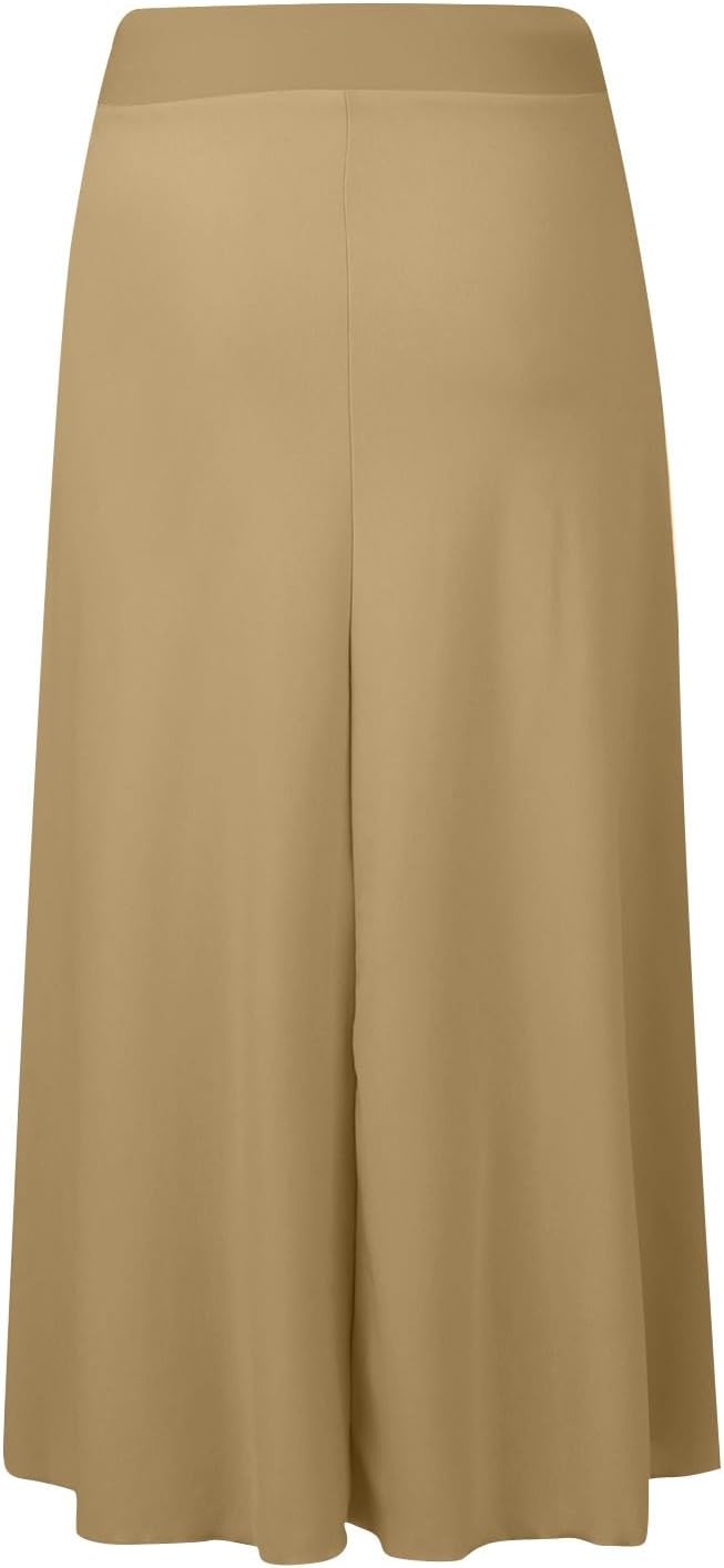 High Waisted High Low Ruffle 2-in-1 Flowy Quick Dry Casual Regular Maxi Skirt