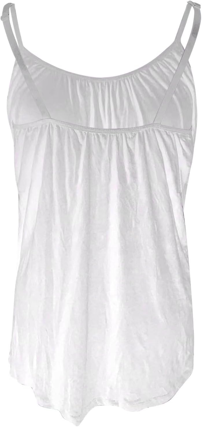 Loose-fitting Tank Top With Built-in Bra