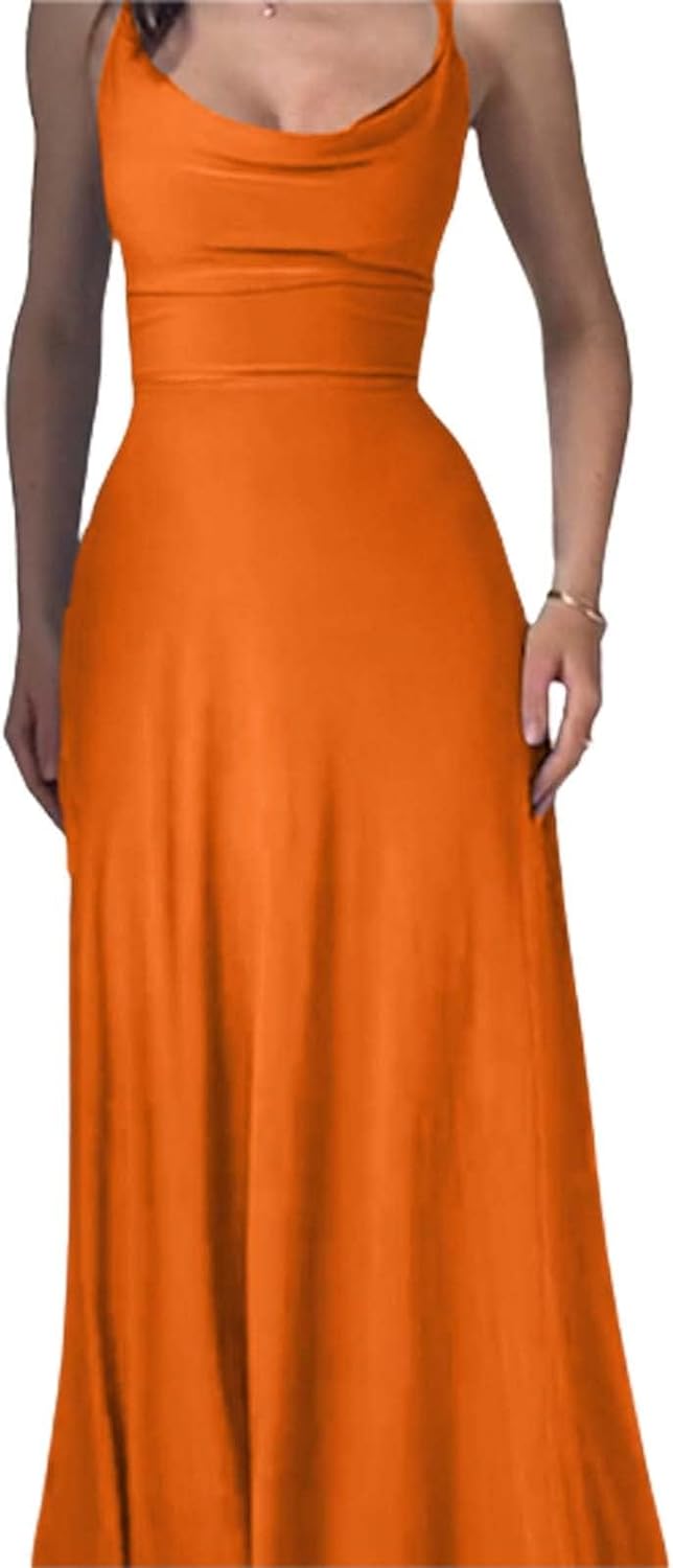 Lulah Drape Maxi Dress with Built-in Bra