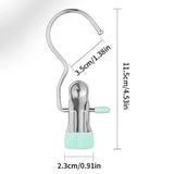 【The 2024 The best closet helper-40% OFF】Anti-Rust Clip-Space Saving Clothespin Hook