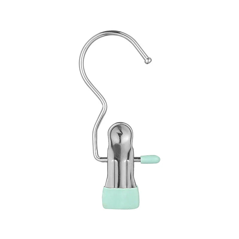 【The 2024 The best closet helper-40% OFF】Anti-Rust Clip-Space Saving Clothespin Hook