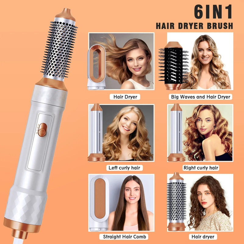 6 In 1 Hair Brush