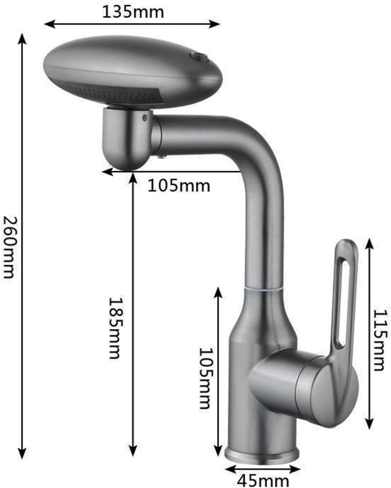 🔥Universal Multi-Function Rotate Spray Faucet