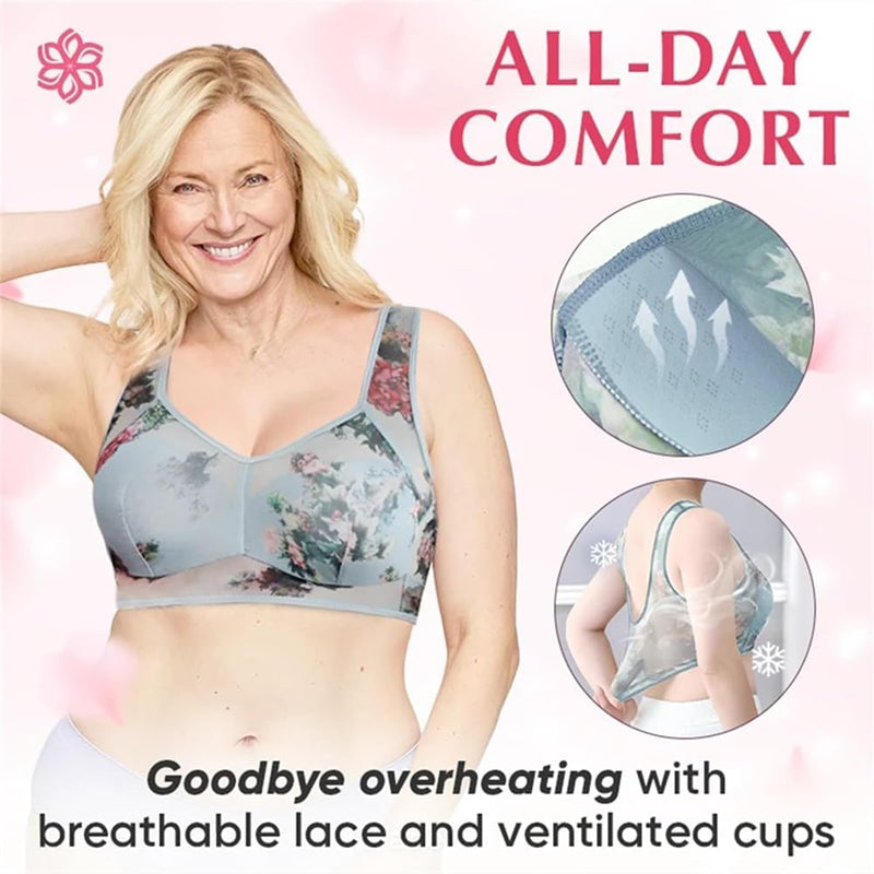 ElleBloom - Last day 80% OFF - 2024 Lace Buttonless Comfortable Bra