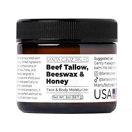 🔥LAST DAY PROMOTION SAVE 49%🔥Beef Tallow Beeswax and Honey Face Moisturizer