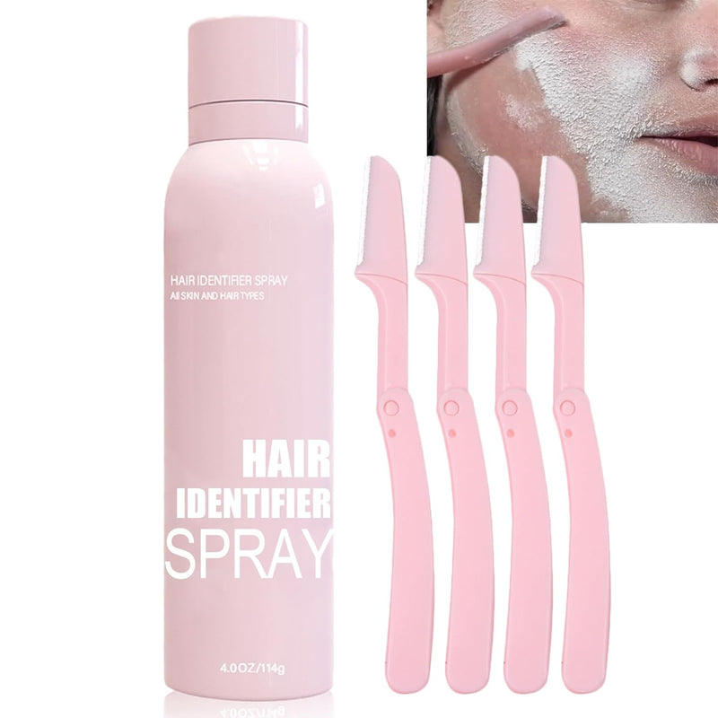 '-Clear fine hair identification spray