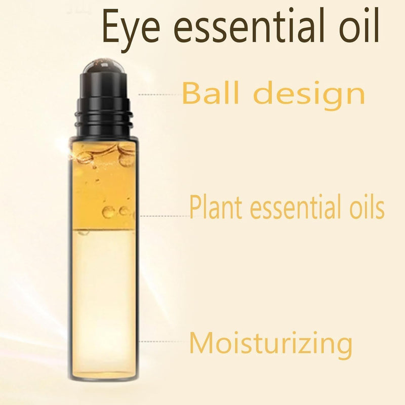 Time Eraser Oil, Time Eraser - Under Eye Rollerball, Time Eraser Rollerball Castor Oil And Frankincense, 360° Reduce Wrinkles (3 Pcs)