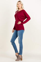 "Dreamy Knit" Boatneck Dolman Top(Buy 2 Free Shipping)