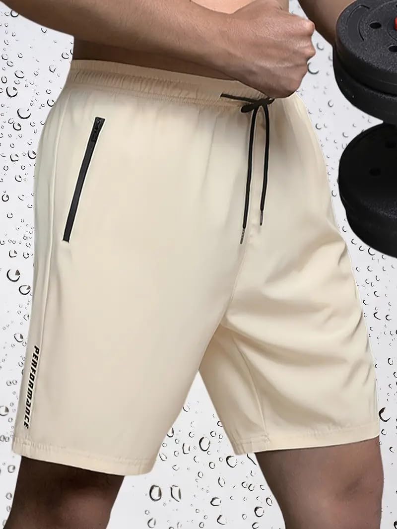 💥LAST DAY SALE 49% OFF💥Men's Letter Print Drawstring Waist Shorts