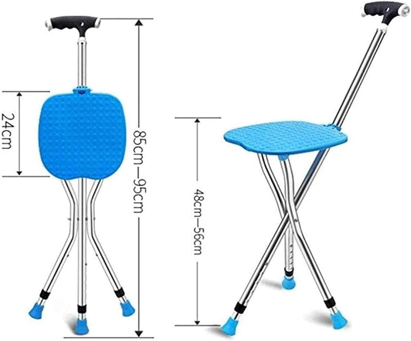 German elderly crutch stool