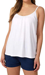 Loose-fitting Tank Top With Built-in Bra