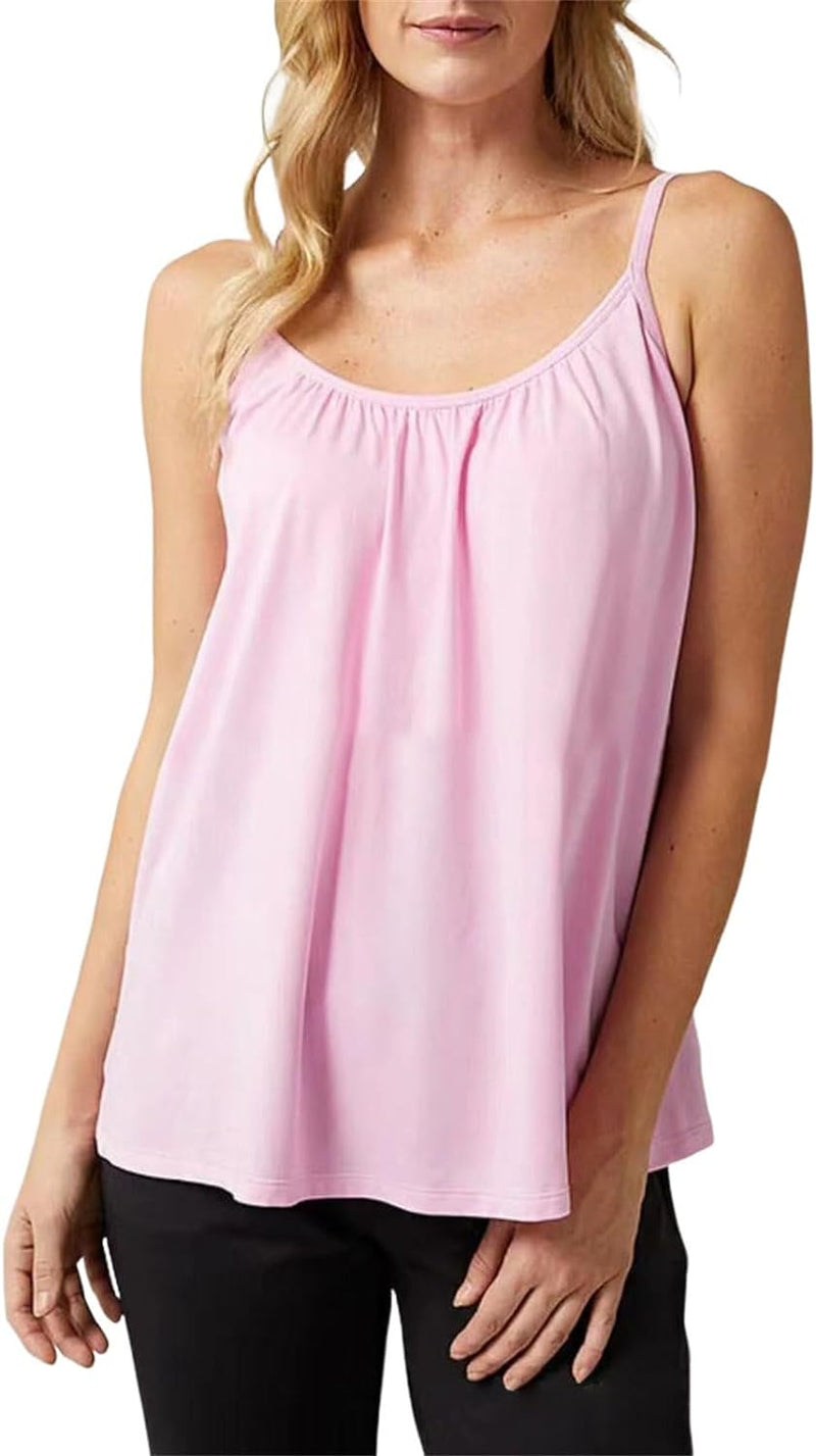 Loose-fitting Tank Top With Built-in Bra