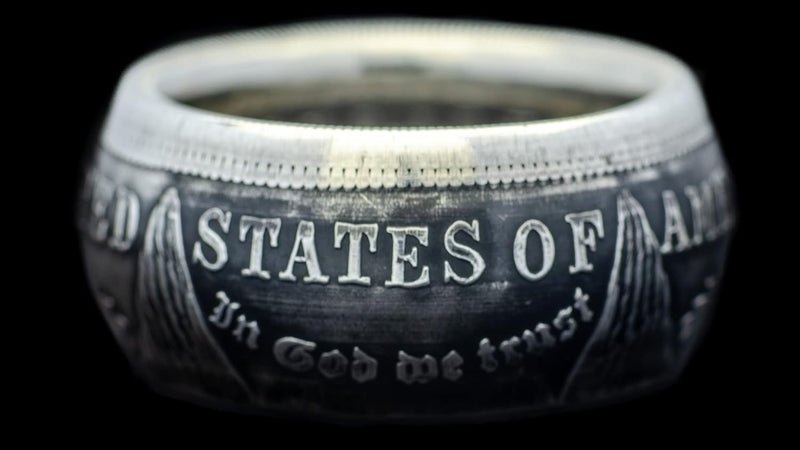 MORGAN Silver Dollar U.S. Coin Ring (Sizes 7-13)