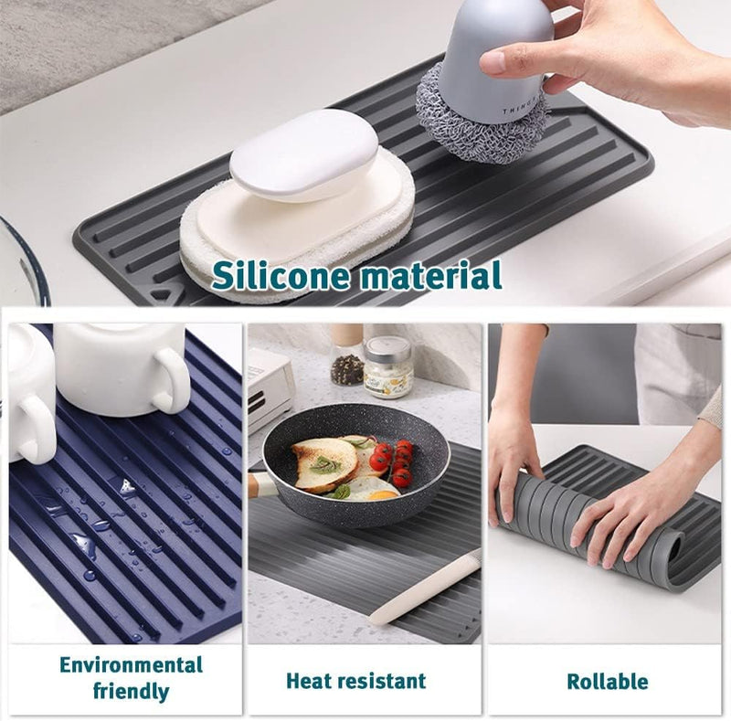 🔥DISCOUNT DAY 49% OFF - Dishes drying mat