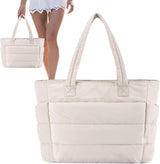 Lightweight Puffy Tote Bag