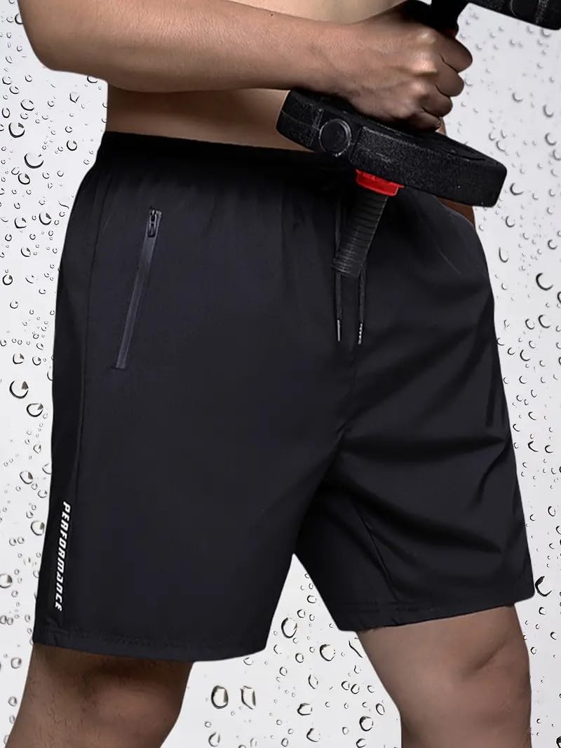 💥LAST DAY SALE 49% OFF💥Men's Letter Print Drawstring Waist Shorts