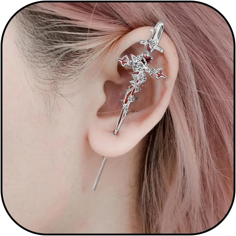 MYTH OF THE MOON Ear Hook Needle Piercing Earring