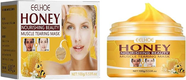 💥Big Discount Today - 🔥2024 New Whitening and Spot Reducing Rejuvenating Honey Tear-Off Mask