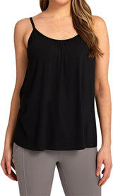 Loose-fitting Tank Top With Built-in Bra