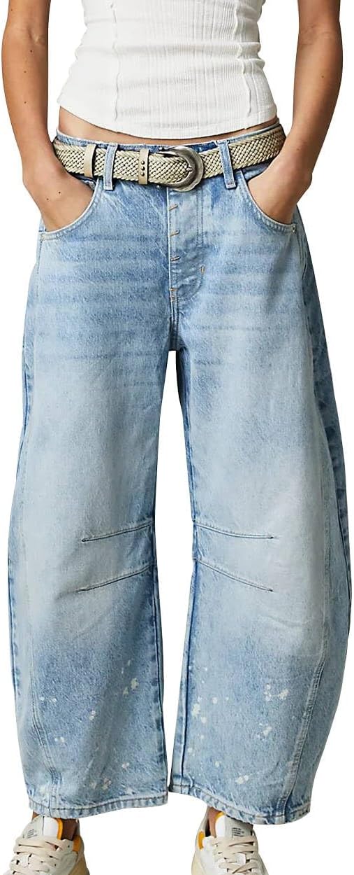 2024 Mid-Rise Barrel Jeans (BUY 2 Free Shipping)