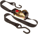 🔥Hot Sale-Retractable Ratchet Tie-Down Straps (9.8ft.)