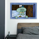 Cartoon back morning wall tapestry wall decoration