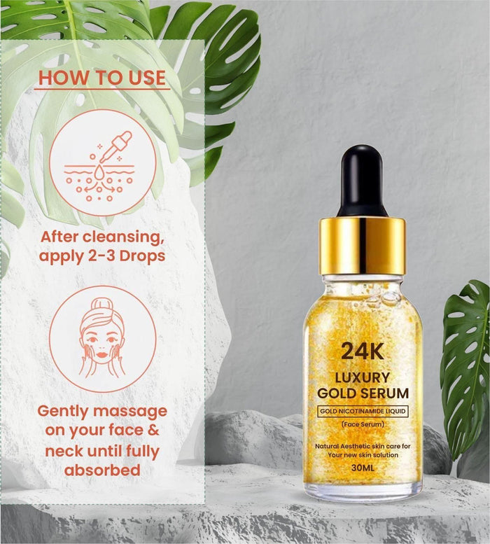 24K GOLD FACE SERUM